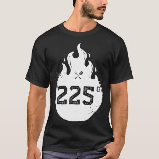 Camiseta 225 Degrees Barbecue Grillmaster Grilling Smoking