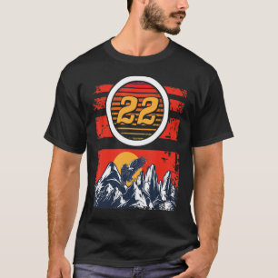 Camiseta 22 anos 22 anos Aniversário 27