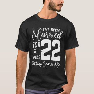 Camiseta 22 Anos De Casamento Com O Funny Casal 22º Aniver