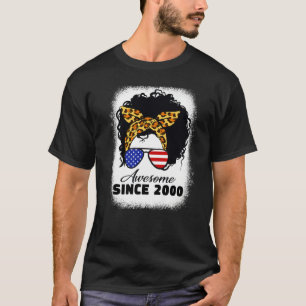 Camiseta 22 Anos De Idade, Leopard Incrível Desde O Anivers