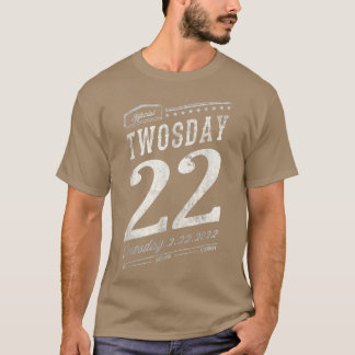 Camiseta 22 de aniversário de 2022 na TWOSDAY Boy Happy 22