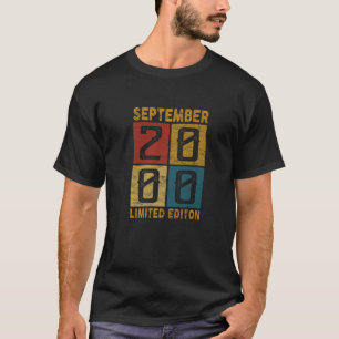 Camiseta 22 De Setembro De 2000 Nascer Em 2000 22 Anos O