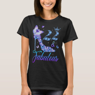 Camiseta 22 E Fabuloso Diamond High Heels Feliz 22º Nascime