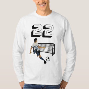 Camiseta 22 Futebol Americano Jogador de Ventilador