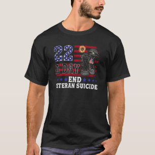 Camiseta 22 Por Dia Levem Suas Vidas Para Acabar Com Suicíd