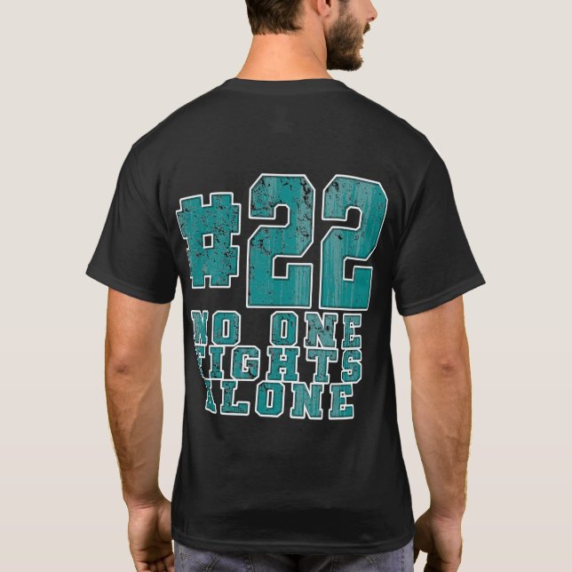 Camiseta 22 T-Shirt personalizável (Verso)