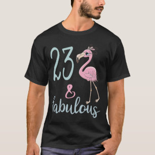 Camiseta 23ª Festa de aniversário Flamingo B, 23 Anos