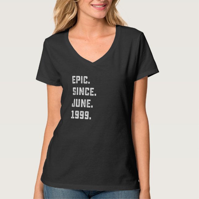 Camiseta 23º aniversário da Epic desde junho de 1999 23 ano (Frente)