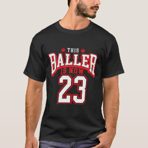 Camiseta 23º aniversário do Bysketbyll com mais de 23 anos