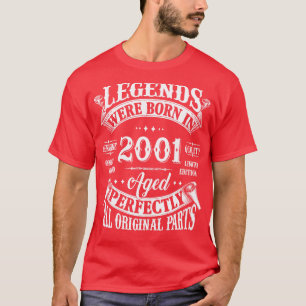 Camiseta 23º Aniversário Nascer De Legendas De 23 Anos Em 2