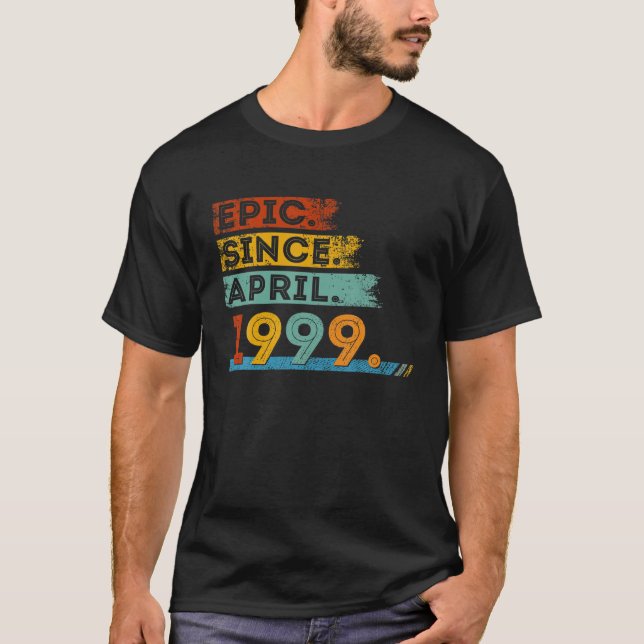 Camiseta 23º Aniversário Para Epic De 23 Anos Desde Abril D (Frente)