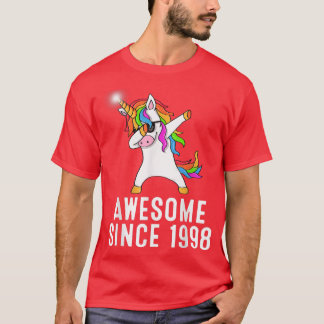 Camiseta 23º aniversário, unicórnio dab, incrível desde 199