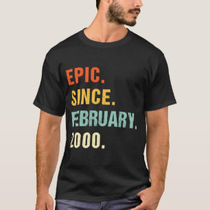 Camiseta 23.º aniversário da Epic desde fevereiro de 2000 2