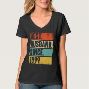 Camiseta 23 Aniversário De Casamento Para O Seu Melhor Mari