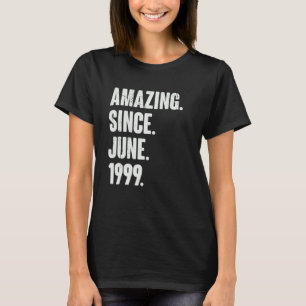 Camiseta 23 anos 23 anos surpreendente desde junho de 1999