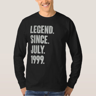Camiseta 23 anos de idade 23. Legenda de aniversário desde