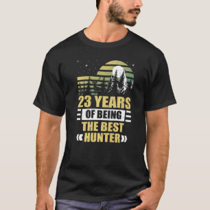 Camiseta 23 anos de idade 23.o aniversário 24