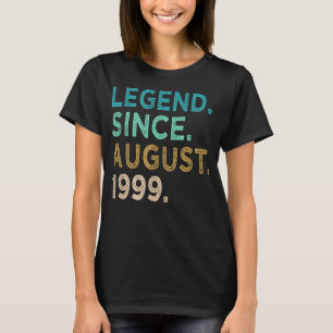 Camiseta 23 Anos De Idade Oferece Legenda Desde Agosto De 1