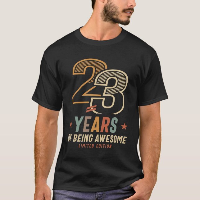 Camiseta 23 Anos De Incrível 2001 23º Aniversário (Frente)