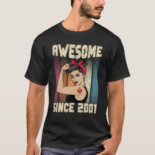 Camiseta 23 anos é incrível desde 2001 23 mulheres de anive