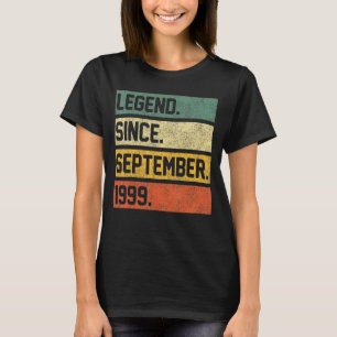 Camiseta 23 anos, vigésima terceira lenda de aniversário de