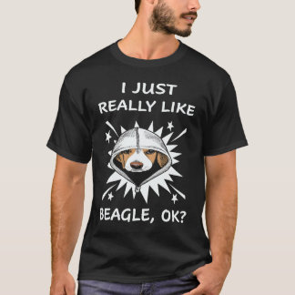 Camiseta 23 Eu simplesmente gosto muito de Beagle