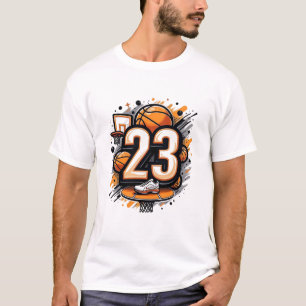 Camiseta 23 fãs de basquete
