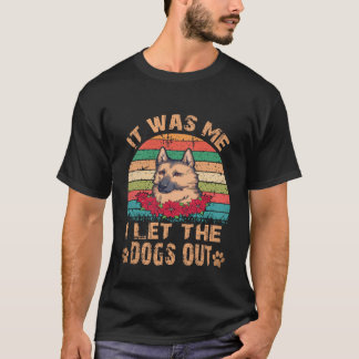 Camiseta 23 Fui Eu Quem Deixou os Cães Sair Pastor Alemão
