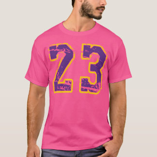Camiseta 23 Lakers Número de Basquete