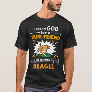 Camiseta 23 Perguntou A Deus Um Beagle