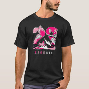 Camiseta 23 Raro Ar Low Triplo Rosa Correspondente