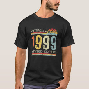 Camiseta 24º dia B Presentes Vintage 1999 Edição limitada 2