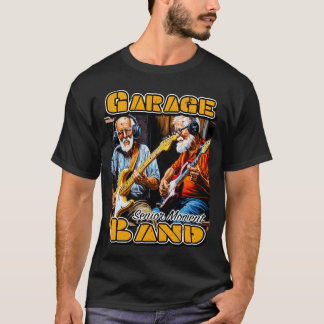 Camiseta 24043a_Banda de garagem Momento antigo do Mais vel