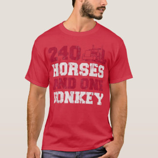 Camiseta 240 Cavalos e Um Macaco - 18 Cargueiros de Roda Tr