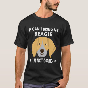 Camiseta 242 Se eu não puder trazer meu beagle eu não vou