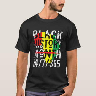 Camiseta 24 7 365 África Mapa Melanina 20