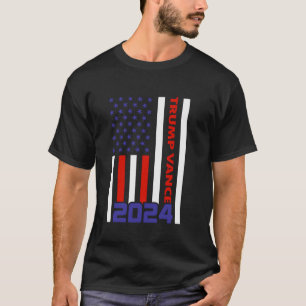 Camiseta 24 Donald Trump VP Presidente Men T Shirt