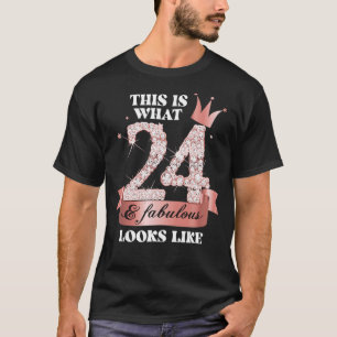 Camiseta 24 e fabuloso I Black Peach Party Group Candid Pho