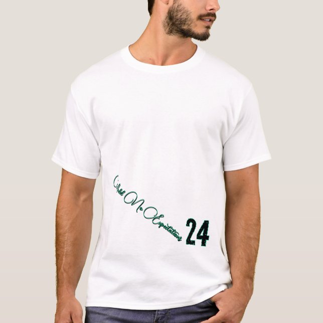Camiseta 24 hard lines-hold no expectations (Frente)