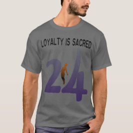 Camiseta 24 Linhas T-Shirt - "A lealdade é sagrada"