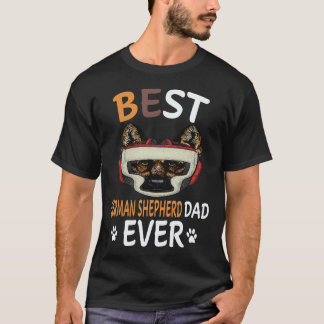Camiseta 24 Melhor Pastor Alemão Pai Sempre Pastor Alemão