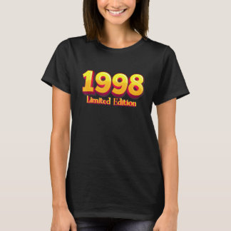 Camiseta 24.o aniversário Damas Mens 24 Anos 1998 7