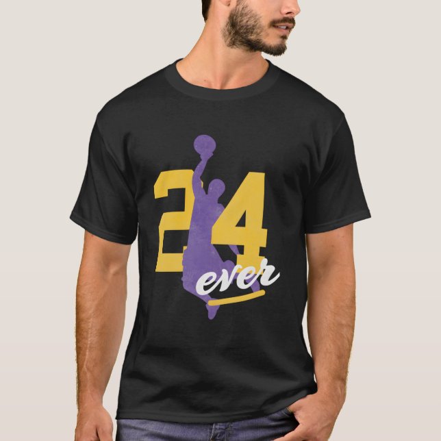 Camiseta 24 Para Sempre - Lenda De Basquete Viva Para Sempr (Frente)