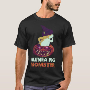 Camiseta 24 Porquinho Da Índia Mãe Monstro Abóbora Monstro