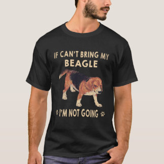 Camiseta 24 Se Eu Não Puder Levar Meu Beagle Eu Não Vou Bea