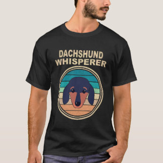 Camiseta 24 Sussurrador de Dachshund Vintage