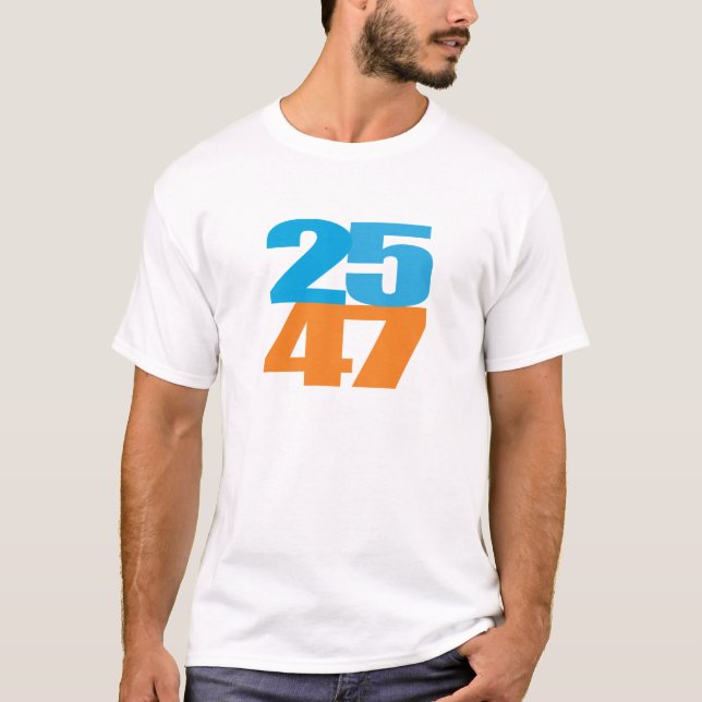 CAMISETA 25º 47º (Frente)