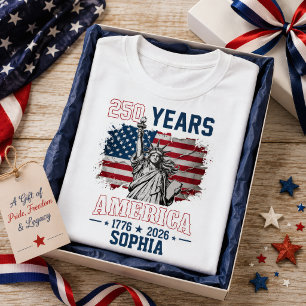 Camiseta 250º Aniversário da América 1776-2026