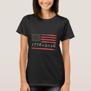 Camiseta 250º Aniversário da América 1776-2026 Bandeira dos
