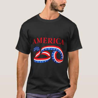 Camiseta 250º Aniversário do Dia da Independência dos EUA